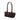 DeMellier The New York Shoulder burgundy suede & burgundy smooth