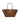 DeMellier The New York tan small grain ecru stitching