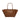 DeMellier The New York tan small grain ecru stitching