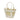 DeMellier The Santorini natural basket off-white smooth