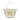 DeMellier The Santorini natural basket off-white smooth