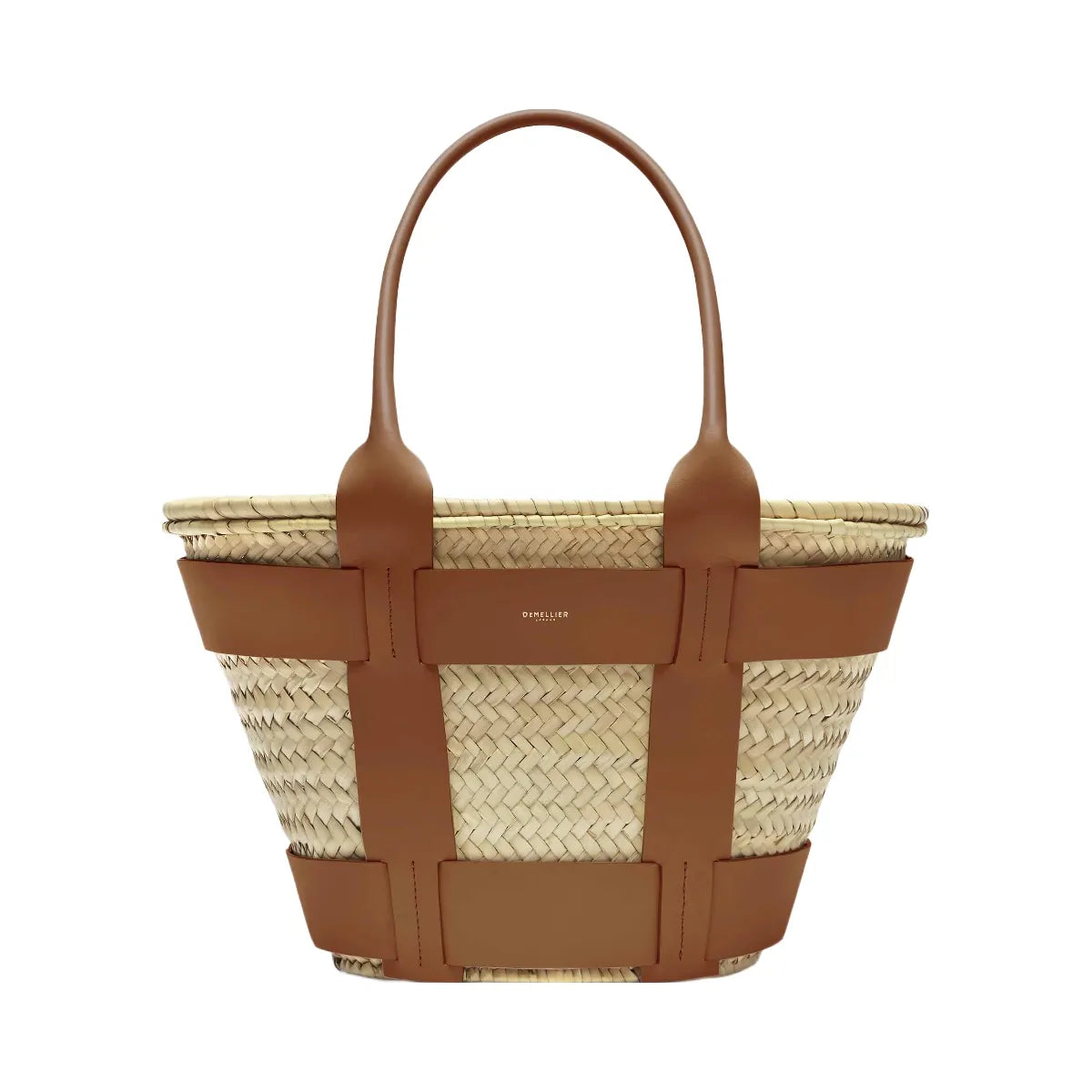 DeMellier The Santorini natural basket tan smooth