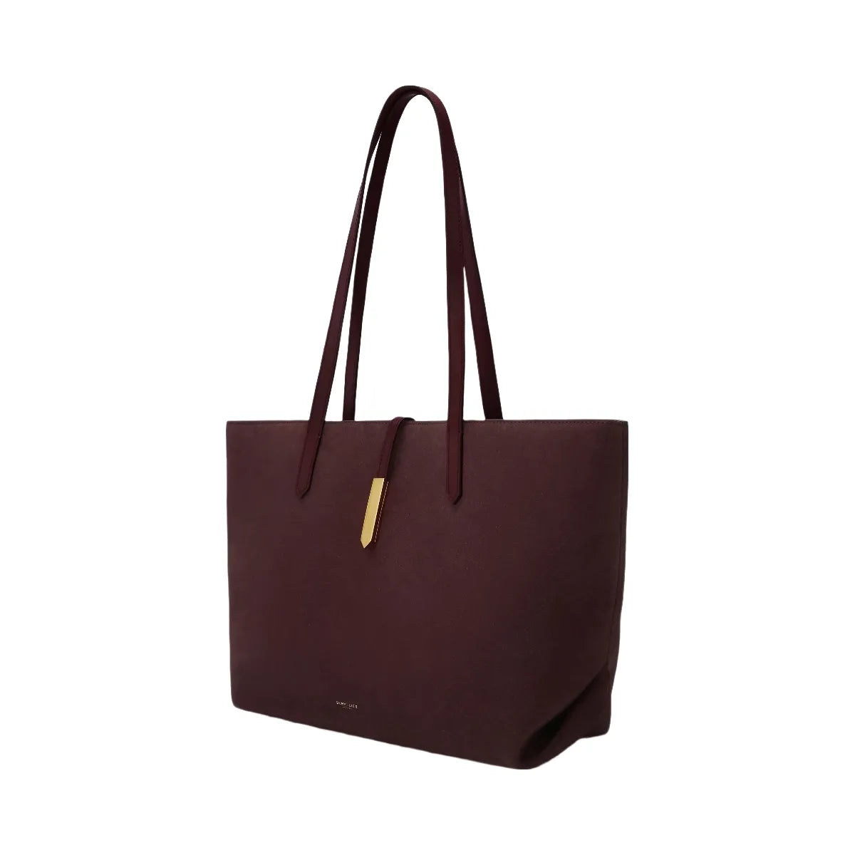 DeMellier The Tokyo Tote burgundy suede & burgundy smooth