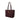 DeMellier The Tokyo Tote burgundy suede & burgundy smooth