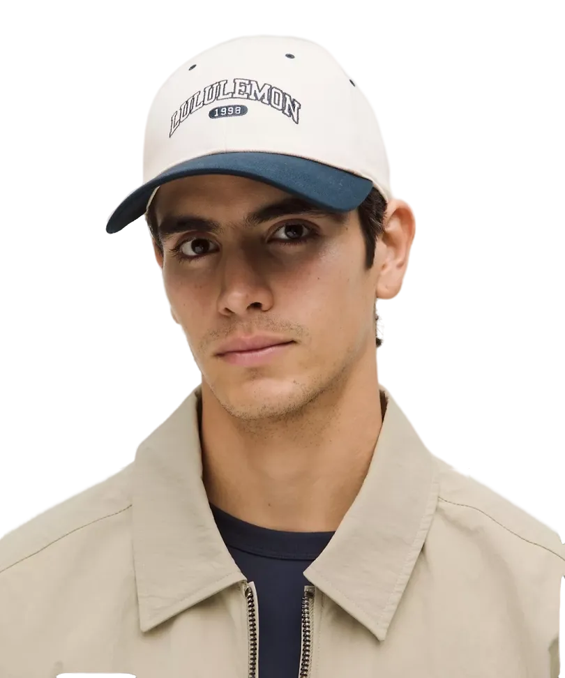 Lululemon Classic Ball Cap Structured Light Ivory/True Navy