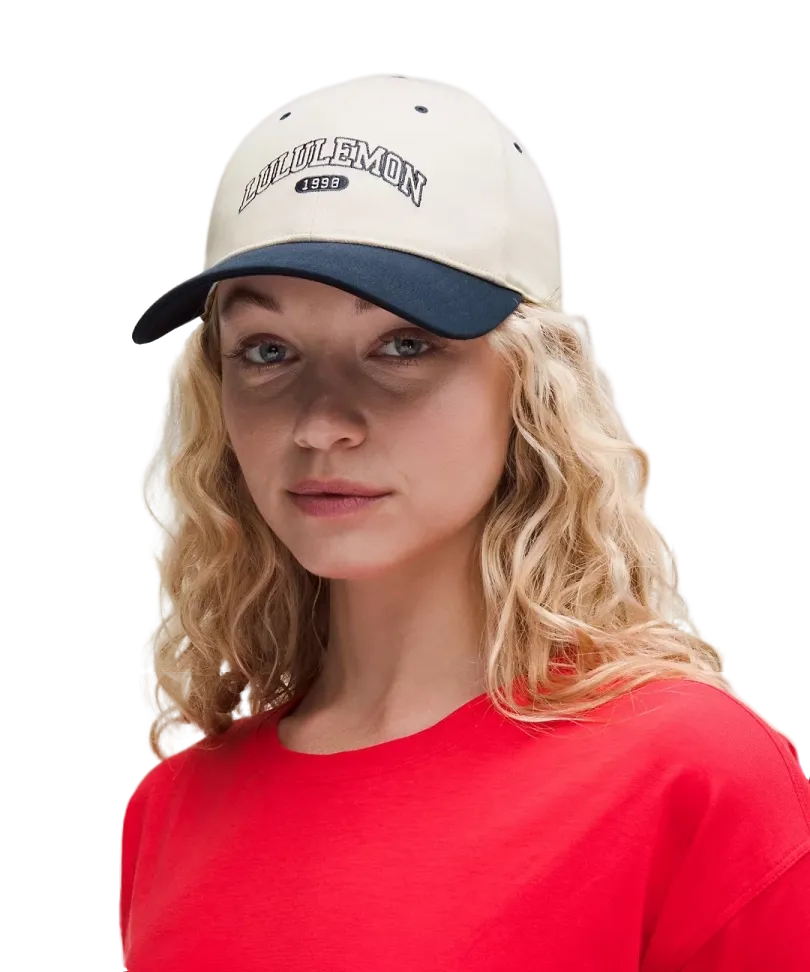 Lululemon Classic Ball Cap Structured Light Ivory/True Navy