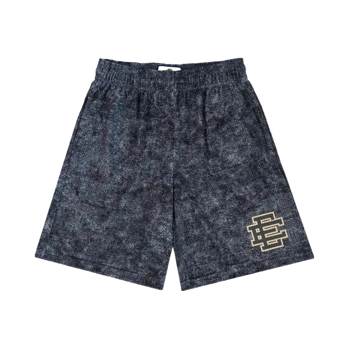 Eric Emanuel Ee Baggy Short Black Denim Dark Grey