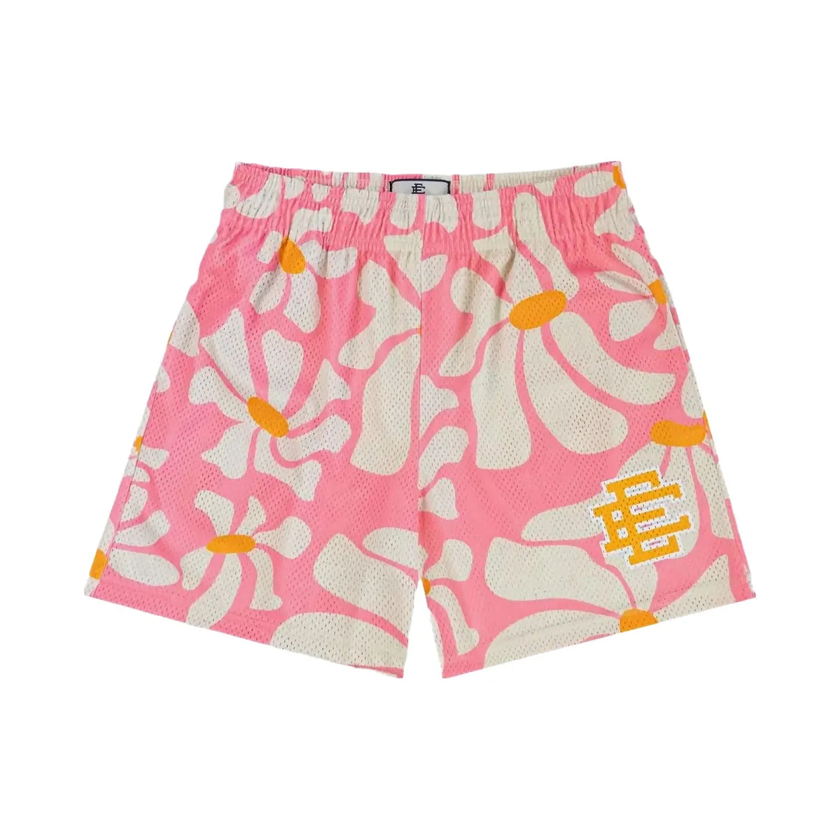 Eric Emanuel Ee Basic Core Short Pink Daisies Yellow