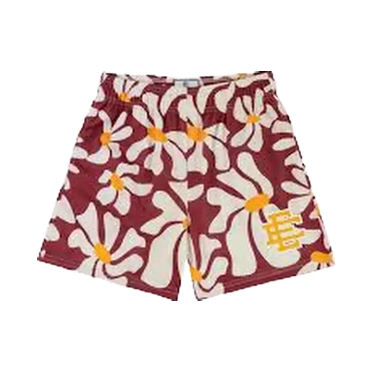 Eric Emanuel Ee Basic Core Short Red Daisies Yellow