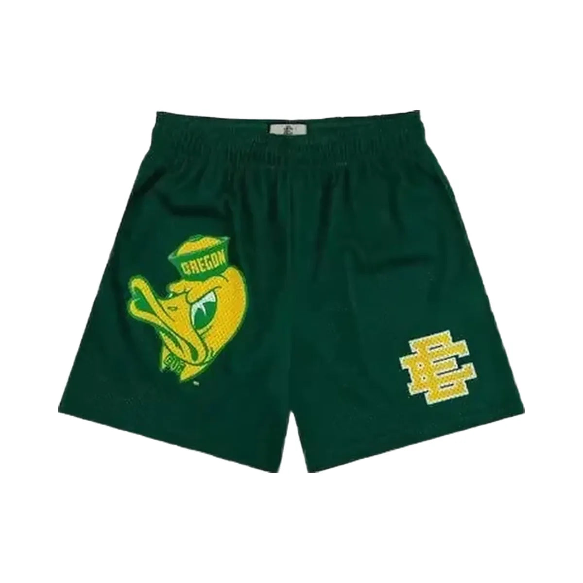 Eric Emanuel Ee Basic Core University Of Oregon Short Green Yellow Ee