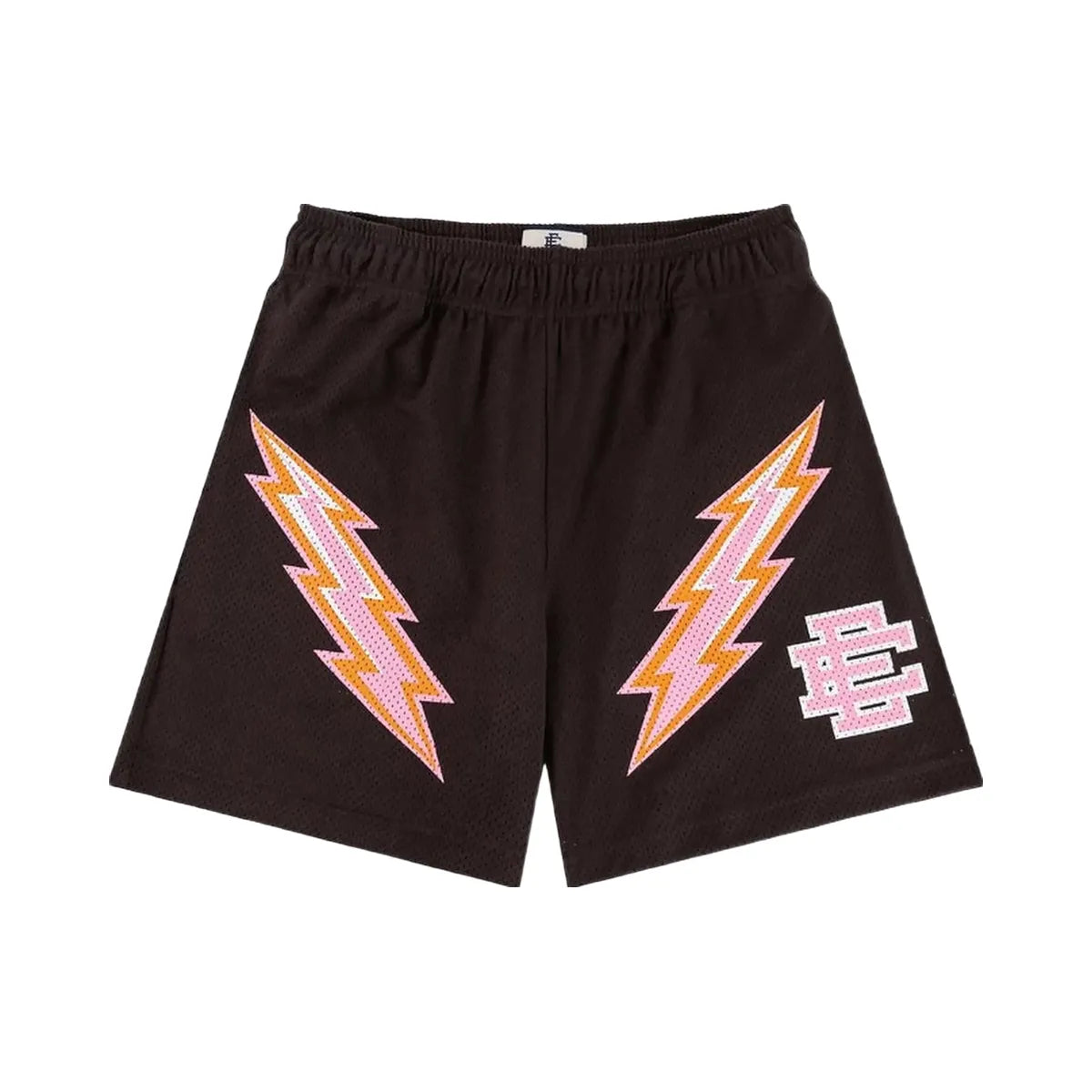 Eric Emanuel Ee Short Dark Brown Pink Bolt