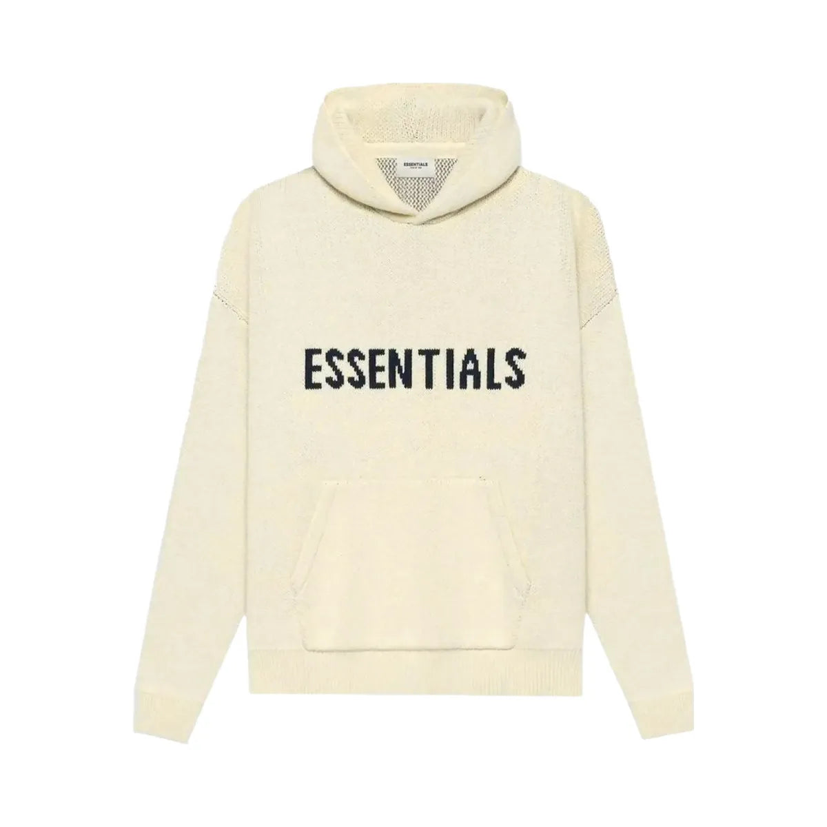 Essentials Fear Of God Essentials Knit Hoodie Buttercream