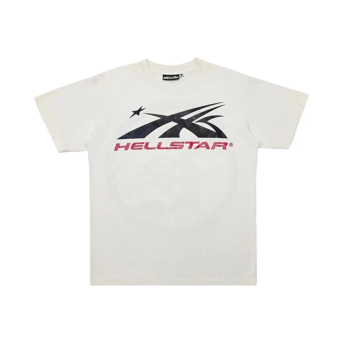 Hellstar Sport Logo Gel T Shirt White