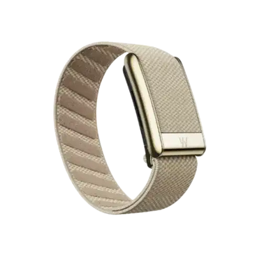 Whoop 5.0 / MG Life Superknit Luxe Dune with Gold Band (Strap Only)