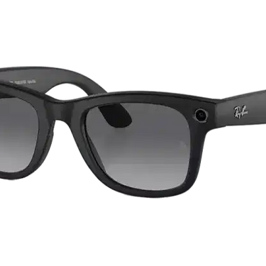 Ray Ban Meta Smart Glasses - Wayfarer Matte Black Graphite Lenses