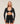 Women's Gymshark Adapt Animal Long Sleeve Crop Top Black