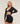Women's Gymshark Adapt Animal Long Sleeve Crop Top Black