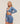 Women's Gymshark Adapt Animal Long Sleeve Crop Top Worn Blue