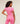 Women's Gymshark Adapt Animal X Whitney Short Sleeve Top Electric Pink