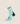Women's Gymshark Running Elite Crew Sock Single Pop Turquoise