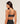 Women's Gymshark Cotton Twist Front Bralette Bros Midnight Black Marl