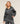Women's Gymshark Cosy Luxe Zip Through Hoodie Onyx Grey