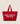 Women's Gymshark Slogan Tote Carmine Red