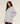 Women's Gymshark Covered Longline Zip Up Hoodie Light Grey Core Marl