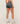 Women's Gymshark Washed Shorts Gs Onyx Grey