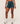 Women's Gymshark Legacy Logo Tight Shorts Deep Petrol Blue