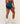 Women's Gymshark Legacy Logo Tight Shorts Deep Petrol Blue