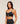 Women's Gymshark Balcony Peekaboo Sports Bra Black