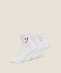 Women's Gymshark Midi Socks 3Pk White