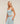 Women's Gymshark Waffle Cropped Tank Smoke Blue