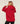 Women's Gymshark Training Oversized Fleece Hoodie Carmine Red