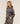 Women's Gymshark Training Oversized Fleece Hoodie Cool Brown