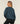 Women's Gymshark Training Oversized Fleece Sweatshirt Gs Stealth Blue