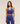 Women's Gymshark Vital Halter Neck Tank With Shelf Cobalt Purple Marl