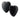 Refa Heart Brush Mat Black