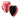 Refa Heart Brush Shine Red