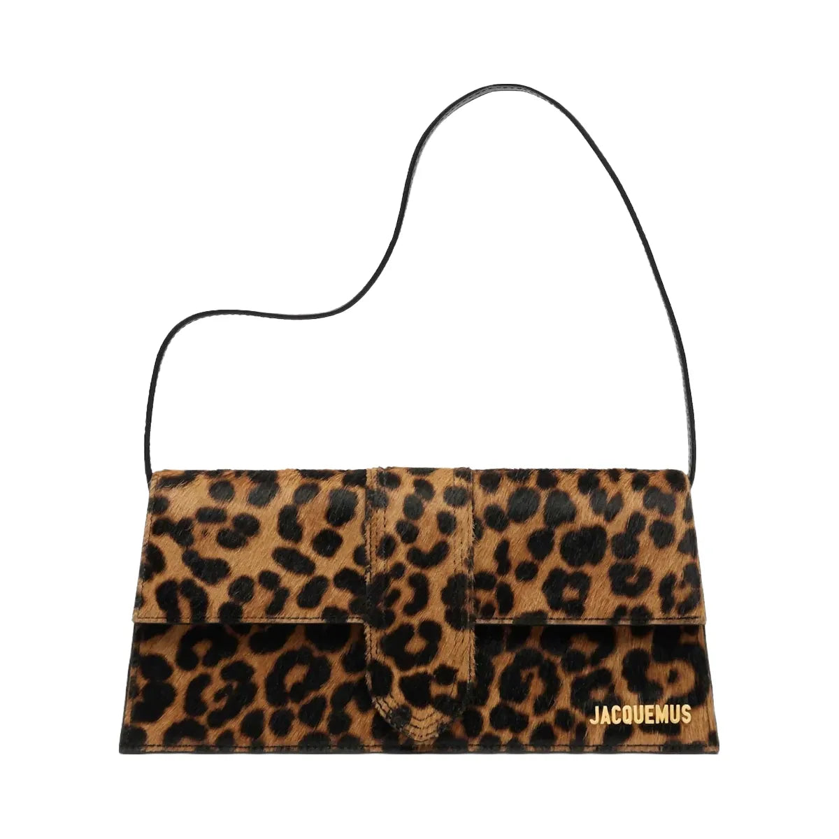 Jacquemus Le Bambino Long Flap Bag Leopard Print