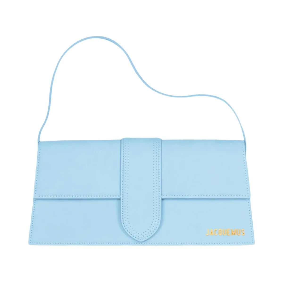 Jacquemus Le Bambino Long Flap Shoulder Bag Light Blue