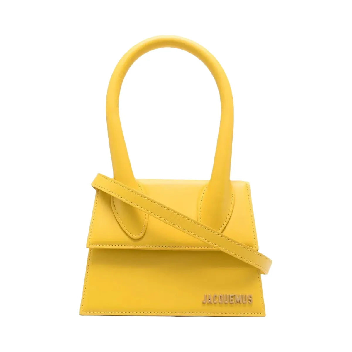 Jacquemus Le Chiquito Moyen Top-Handle Bag Warm Yellow