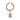 Jacquemus Les Creoles Chiquito Hoop Earrings Light Gold