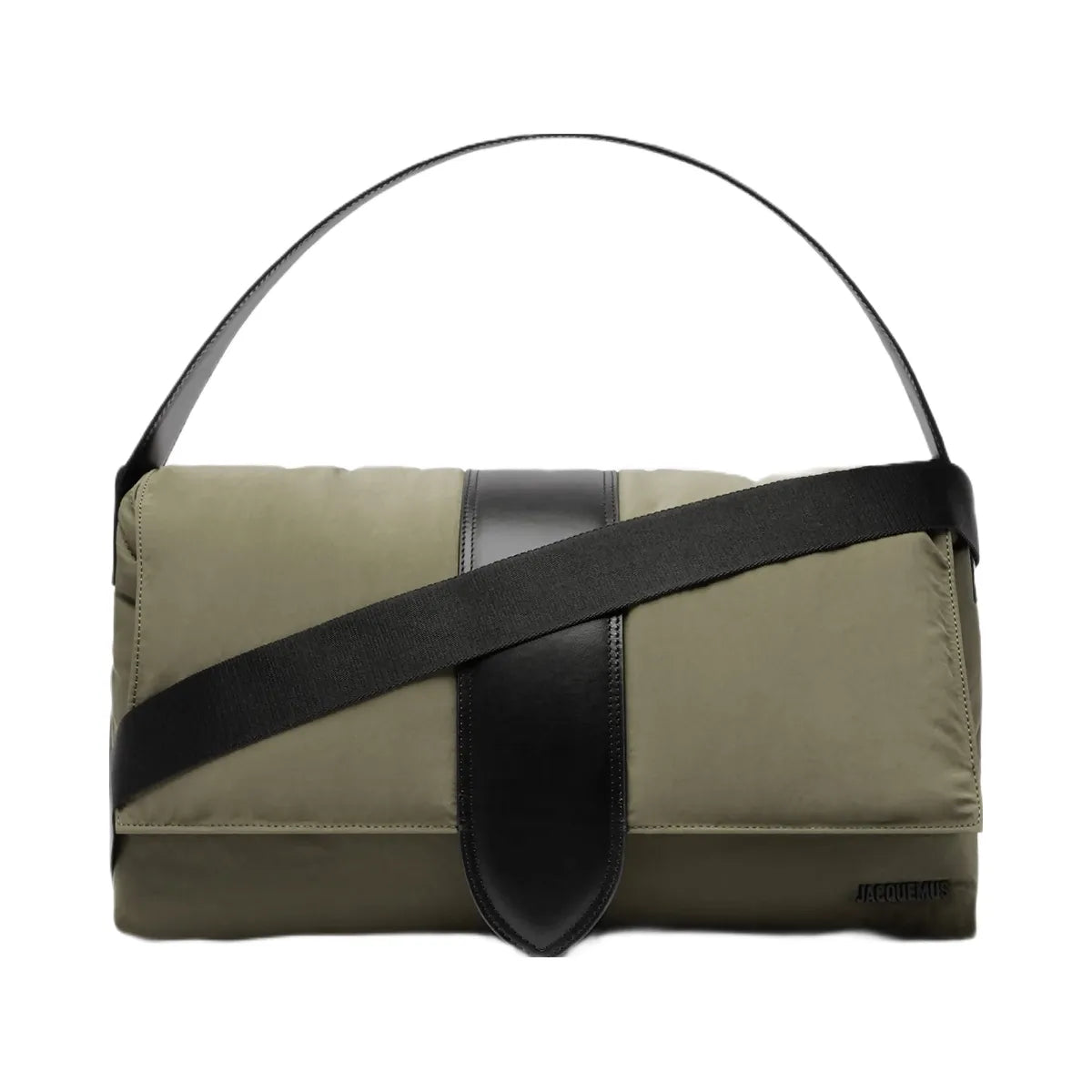 Jacquemus The Bambino Messenger Bag Soft Nylon Messenger Bag Khaki