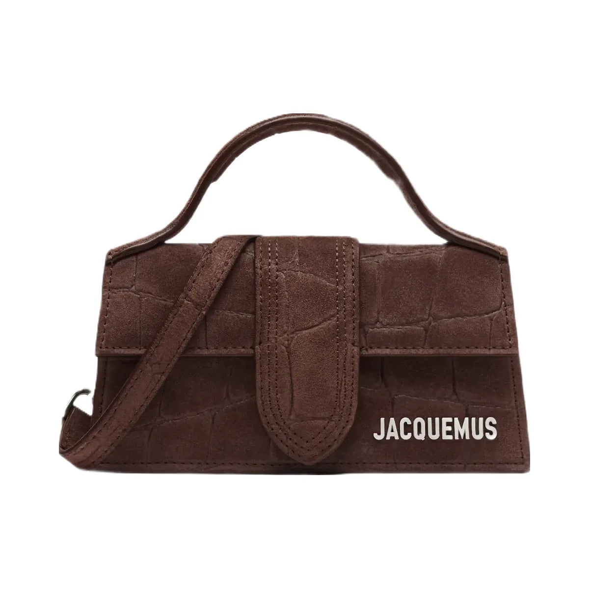 Jacquemus The Bambino Mini Flap Bag Dark Brown