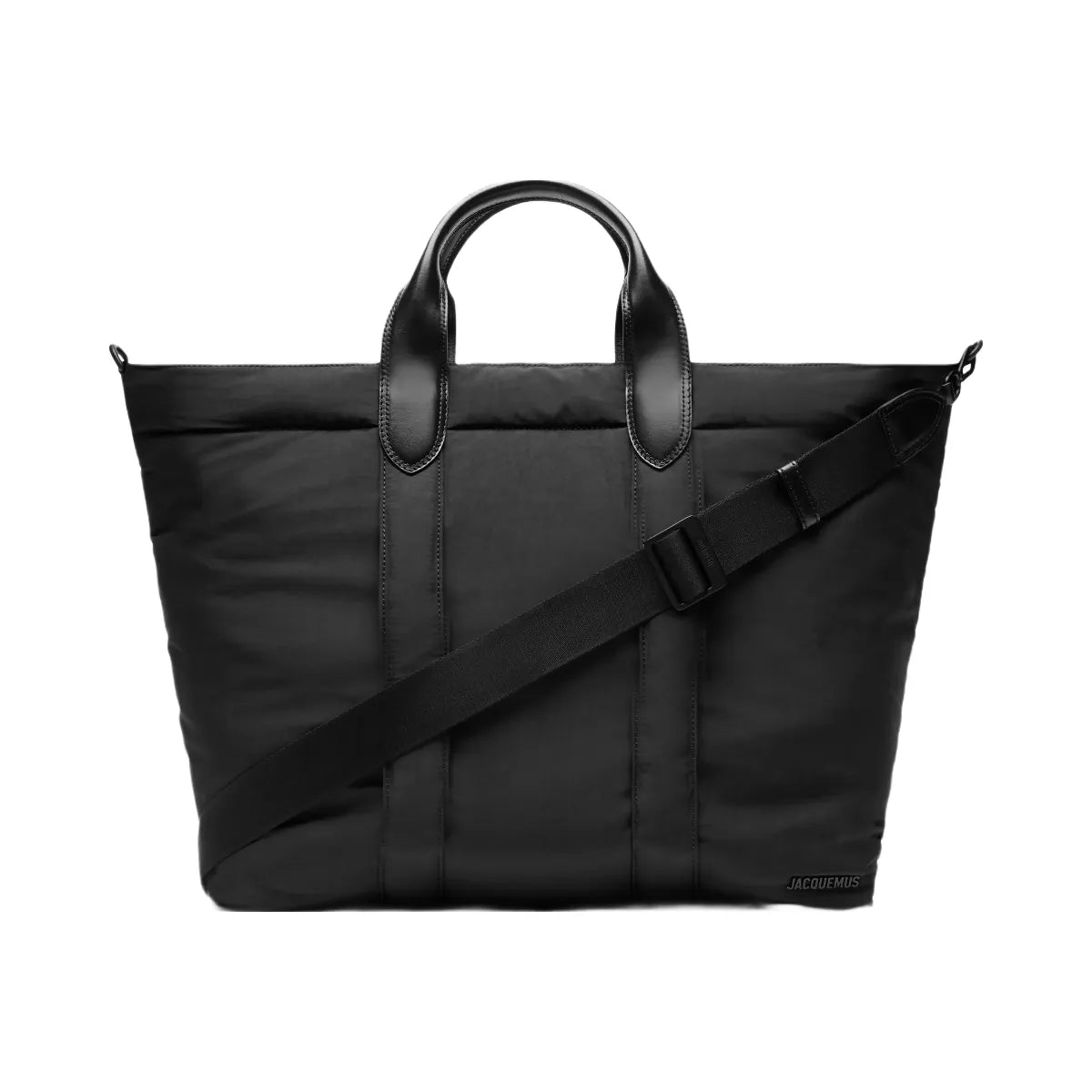 Jacquemus The Bambino Shopper Bag Nylon Shopper Bag Black