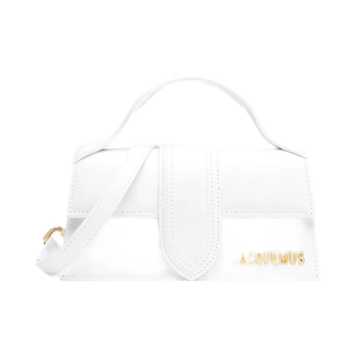Jacquemus The Bambino Small Handbag With Adjustable Crossbody Strap White