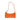 Jacquemus The Bisou Perle Crocodile-Embossed Structured Shoulder Bag Orange