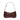 Jacquemus The Bisou Structured Handbag In Crocodile-Embossed Leather Midnight Brown